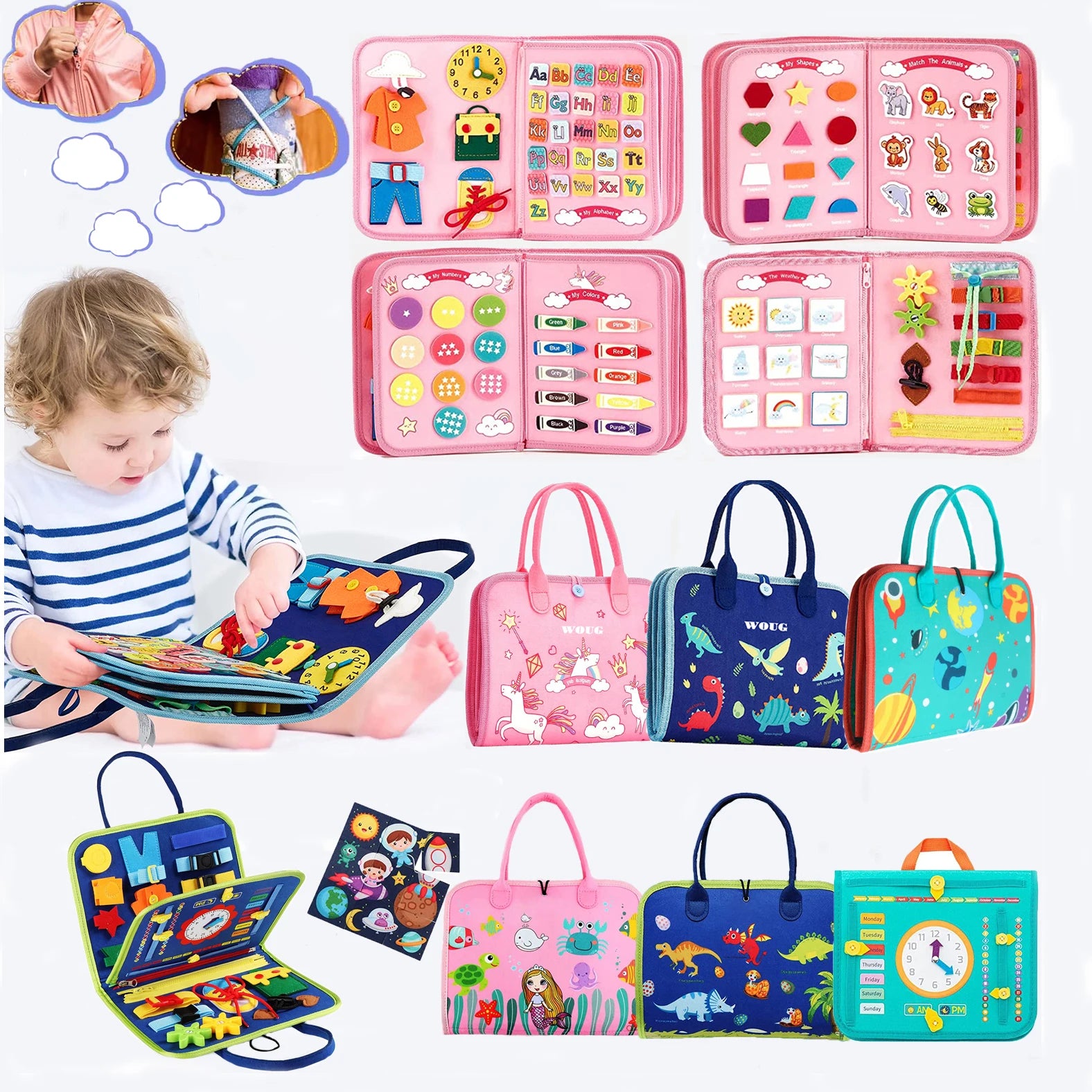 Montessori Toddler Busy Board
