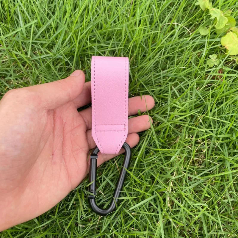 Leather Baby Bag Stroller Hook