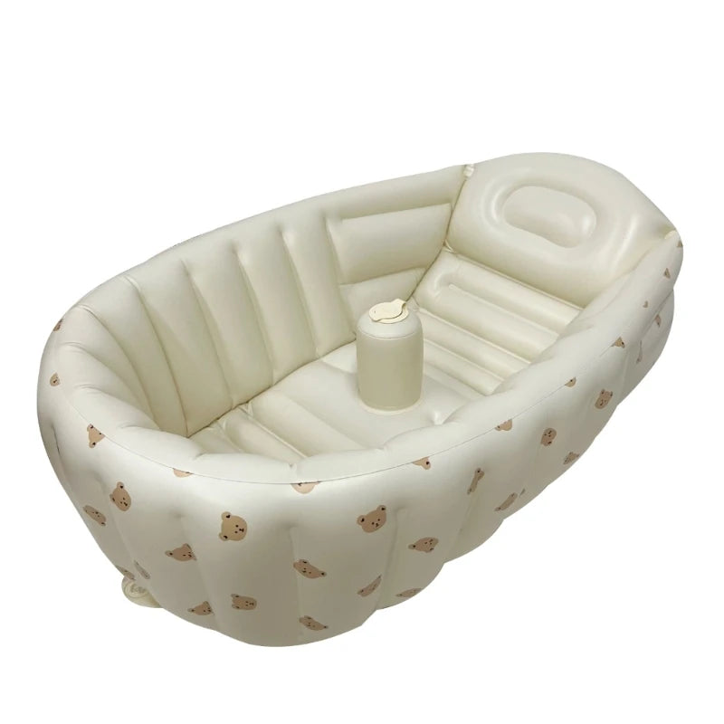 Newborn Inflatable Bathtub Swimming Pool Outdoor Game Pool Portable Travel Gear