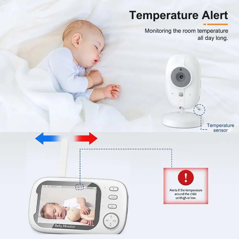 3.5'' Video Baby Monitor 2.4G
