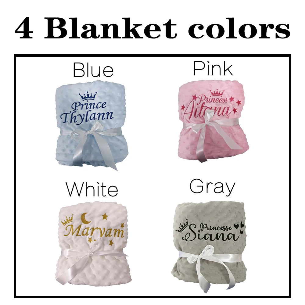 Personalized Baby Fleece Blanket