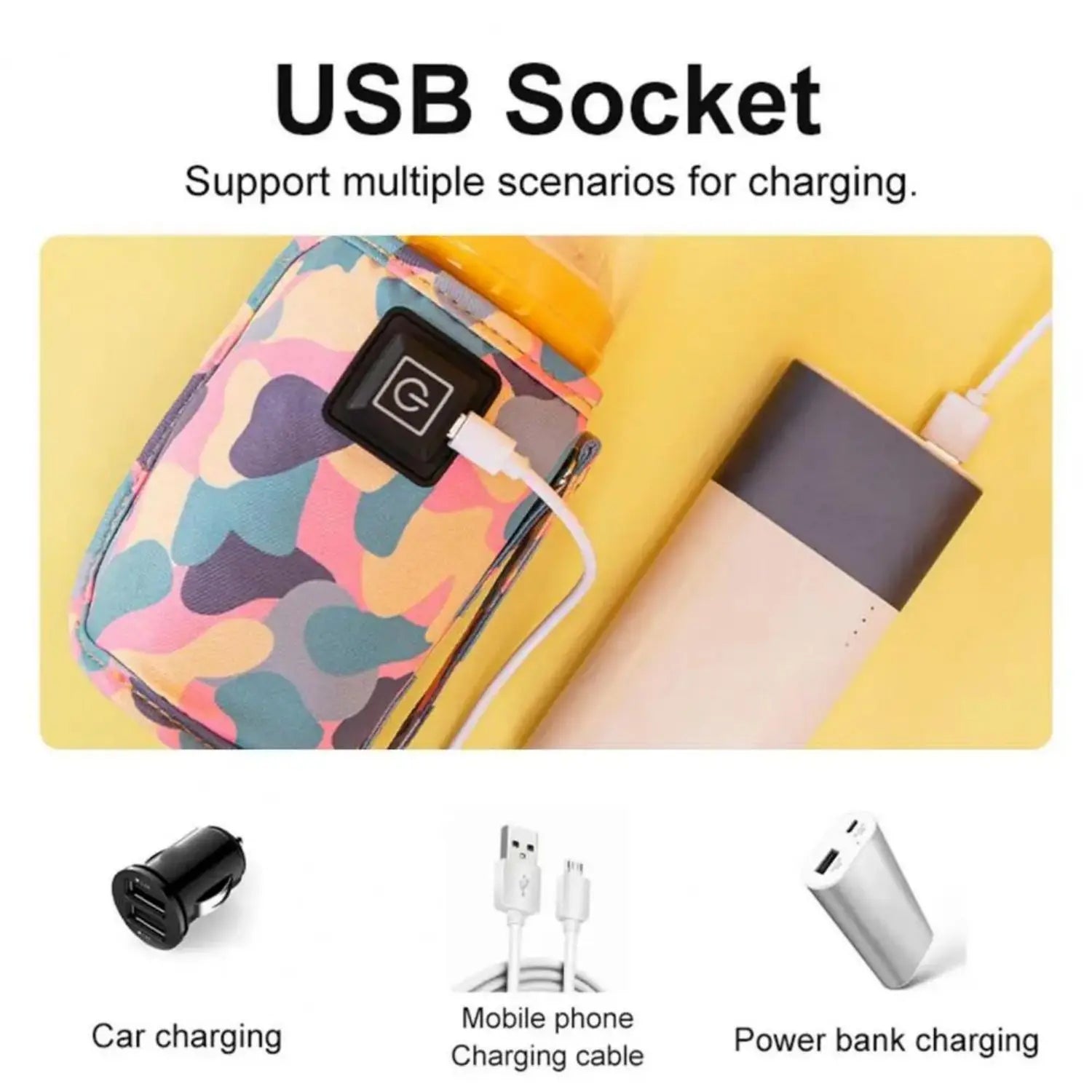 USB Warmer Bottle For Outdoor