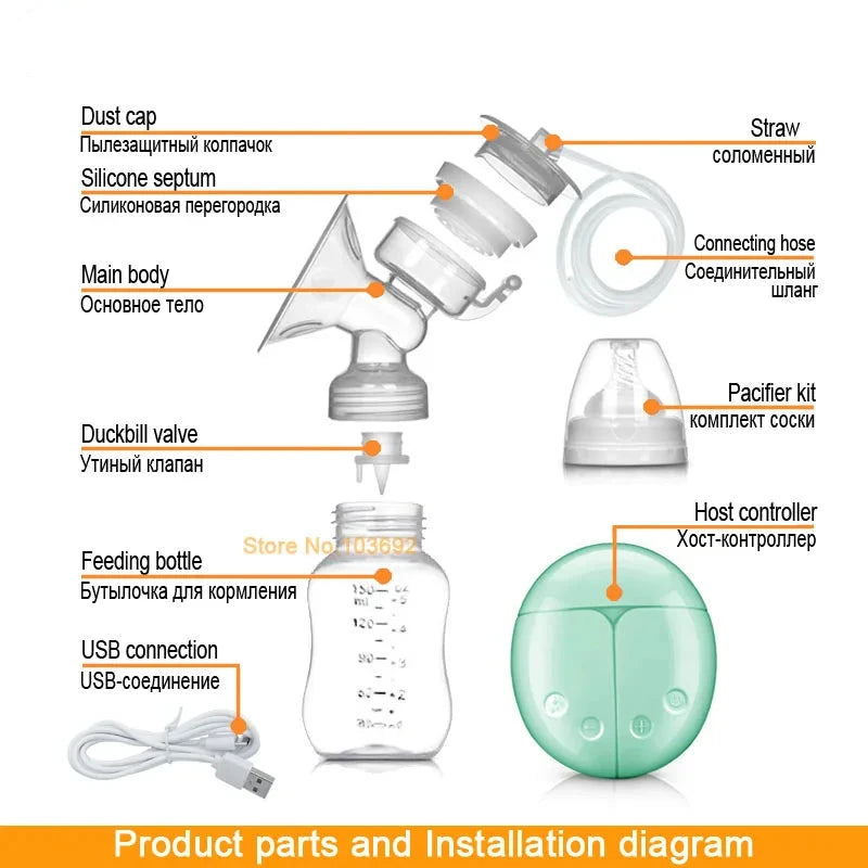 USB Electric Breast Pump