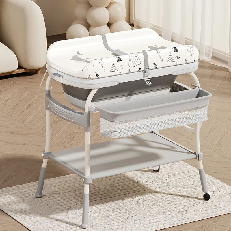 Portable Baby Changing Table On Wheels
