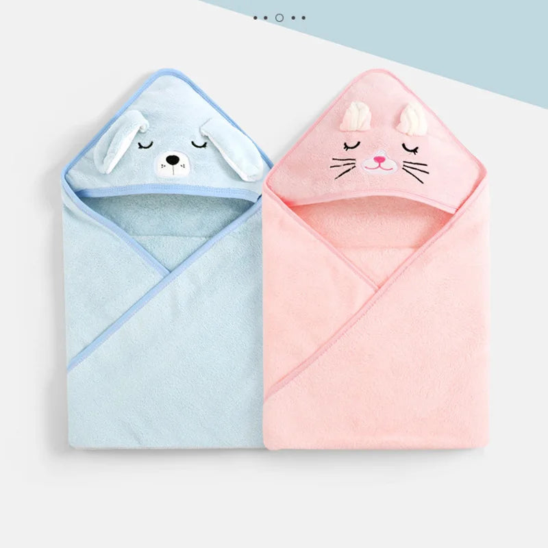 Soft Hooded Baby Bath Towels
