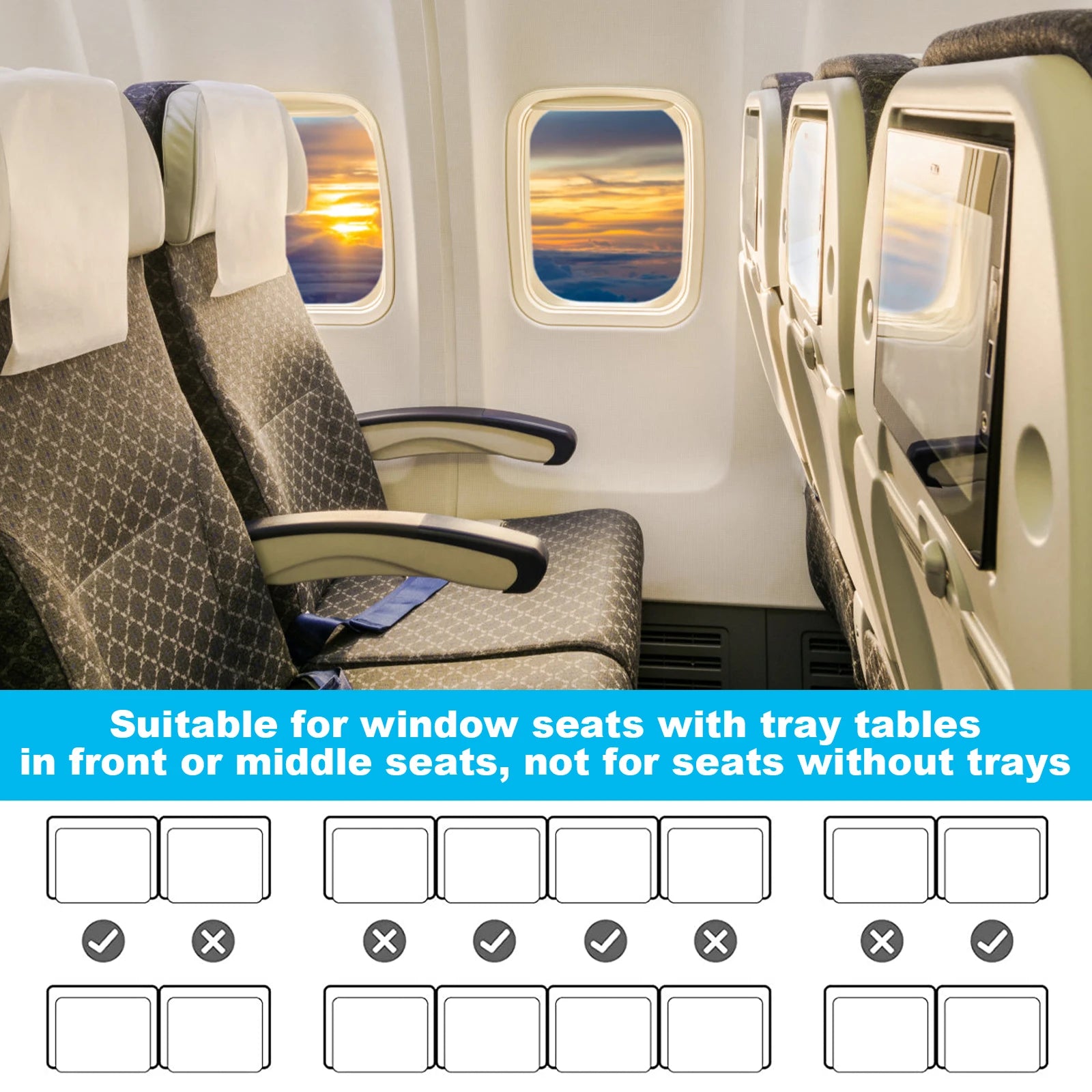 Portable Kids Travel Airplane Bed