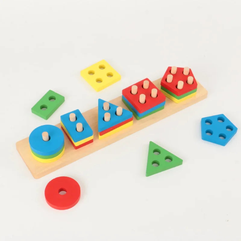 Educational Geometric Shape Puzzle Toys